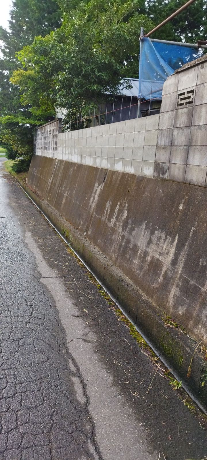 大崎市岩出山ブロック補修工事